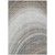 3' X 5' Gray Silver And Beige Abstract Washable Indoor Outdoor Area Rug