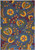 6' X 9' Blue Yellow And Green Indoor Outdoor Area Rug