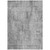 5' X 8' Silver And Gray Geometric Washable Indoor Outdoor Area Rug