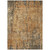 3' X 5' Copper And Brown Abstract Washable Indoor Outdoor Area Rug