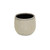 6" Beige Dot Ceramic Indoor Outdoor Round Pot Planter