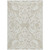 5' X 8' Beige And Ivory Damask Washable Indoor Outdoor Area Rug - Beige, Ivory