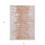 3' X 5' Terra Cotta Salmon And Copper Abstract Washable Indoor Outdoor Area Rug