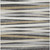 3' X 5' Gray Ivory And Beige Striped Washable Indoor Outdoor Area Rug