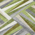 3' X 5' Green Gray And Ivory Geometric Washable Indoor Outdoor Area Rug