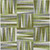 3' X 5' Green Gray And Ivory Geometric Washable Indoor Outdoor Area Rug