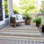 3' X 5' Taupe And Ivory Striped Washable Indoor Outdoor Area Rug - Taupe, Ivory