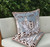 Set of Two 18" Blue Elephant Indoor Outdoor Throw Pillow Cover and Insert Polyester