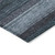 3' X 5' Teal Blue And Gray Striped Washable Indoor Outdoor Area Rug - Teal Blue, Gray