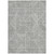 5' X 8' Gray And Ivory Abstract Washable Indoor Outdoor Area Rug Transitional Style - Gray, Ivory Color