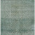 3' X 5' Teal Blue And Ivory Geometric Washable Indoor Outdoor Area Rug - Teal Blue, Ivory