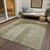 5' X 8' Taupe Beige And Tan Geometric Washable Indoor Outdoor Area Rug Transitional Style - Taupe, Beige, Tan Color