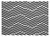 2' X 3' Black and White Geometric Washable Non Skid Indoor Outdoor Area Rug