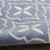 8' X 10' Blue And Ivory Geometric Indoor Outdoor Area Rug