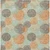 3' X 5' Beige Aqua And Orange Polka Dot Washable Indoor Outdoor Area Rug