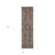 8' Runner Red Orange and Blue Oriental Washable Non Skid Indoor Outdoor Runner Rug