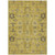 3' X 5' Gold Wheat And Gray Oriental Washable Indoor Outdoor Area Rug