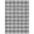 3' X 5' Gray And Charcoal Plaid Washable Indoor Outdoor Area Rug - 608219294496