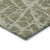 8' Runner Green Abstract Washable Non Skid Indoor Outdoor Runner Rug Transitional Style - Green Color