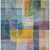 5' X 8' Blue Green And Purple Abstract Washable Indoor Outdoor Area Rug