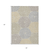 5' X 8' Beige Brown And Gray Geometric Washable Indoor Outdoor Area Rug
