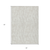 5' X 8' Ivory And Beige Tribal Washable Indoor Outdoor Area Rug