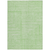 3' X 5' Mint Green And Ivory Geometric Washable Indoor Outdoor Area Rug