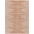 5' X 8' Salmon And Ivory Abstract Washable Indoor Outdoor Area Rug - 608219355418