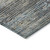 3' X 5' Granite Gray Striped Washable Indoor Outdoor Area Rug