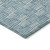 5' X 8' Teal Blue And Ivory Geometric Washable Indoor Outdoor Area Rug Transitional Style - Teal Blue, Ivory Color