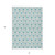 5' X 8' Teal Blue And Ivory Geometric Washable Indoor Outdoor Area Rug Transitional Style - Teal Blue, Ivory Color