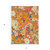 5' X 8' Orange Peach And Salmon Floral Washable Indoor Outdoor Area Rug