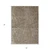 5' X 8' Chocolate And Beige Abstract Washable Indoor Outdoor Area Rug - Chocolate, Beige