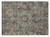 2' X 3' Taupe and Dark Taupe Oriental Washable Non Skid Indoor Outdoor Area Rug