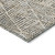 3' X 5' Beige Ivory And Black Geometric Washable Indoor Outdoor Area Rug