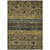 3' X 5' Gray Gold And Brown Medallion Washable Indoor Outdoor Area Rug
