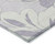 3' X 5' Lavender Lilac And Ivory Floral Washable Indoor Outdoor Area Rug - Lavender, Lilac, Ivory