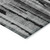 3' X 5' Gray And Black Striped Washable Indoor Outdoor Area Rug