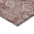 5' X 8' Blush And Pink Floral Washable Indoor Outdoor Area Rug - Blush, Pink