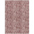 5' X 8' Blush And Pink Floral Washable Indoor Outdoor Area Rug - Blush, Pink