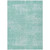 3' X 5' Turquoise And Teal Blue Abstract Washable Indoor Outdoor Area Rug