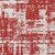 5' X 8' Red And Ivory Abstract Washable Indoor Outdoor Area Rug