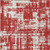 5' X 8' Red And Ivory Abstract Washable Indoor Outdoor Area Rug