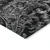 5' X 8' Black Gray And Charcoal Paisley Washable Indoor Outdoor Area Rug