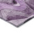 3' X 5' Purple Abstract Washable Non Skid Indoor Outdoor Area Rug - 608219362317