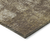 3' X 5' Brown And Beige Abstract Washable Indoor Outdoor Area Rug