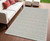 4' X 6' Cream and Beige Geometric Distressed Indoor Outdoor Area Rug - Cream, Beige