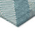 5' X 8' Teal Blue Gray And Ivory Floral Washable Indoor Outdoor Area Rug