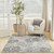 5' X 7' Gray Black And Ivory Nautical Indoor Outdoor Area Rug