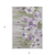 3' X 5' Purple And Lavender Floral Washable Indoor Outdoor Area Rug
